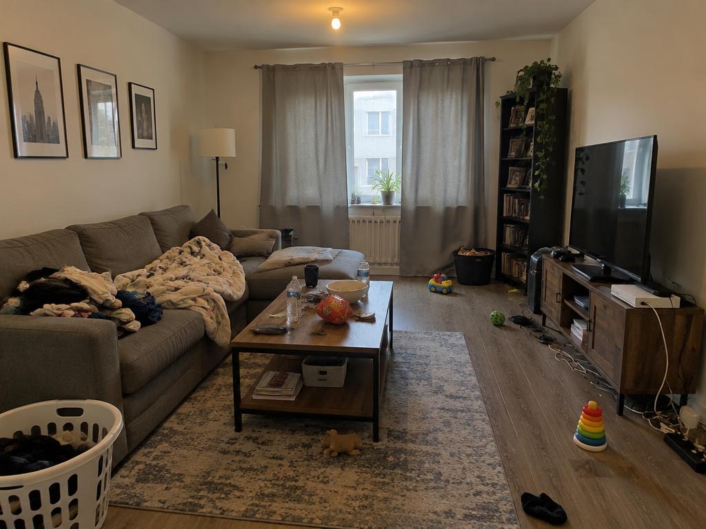 Apartament Luminos — Înainte