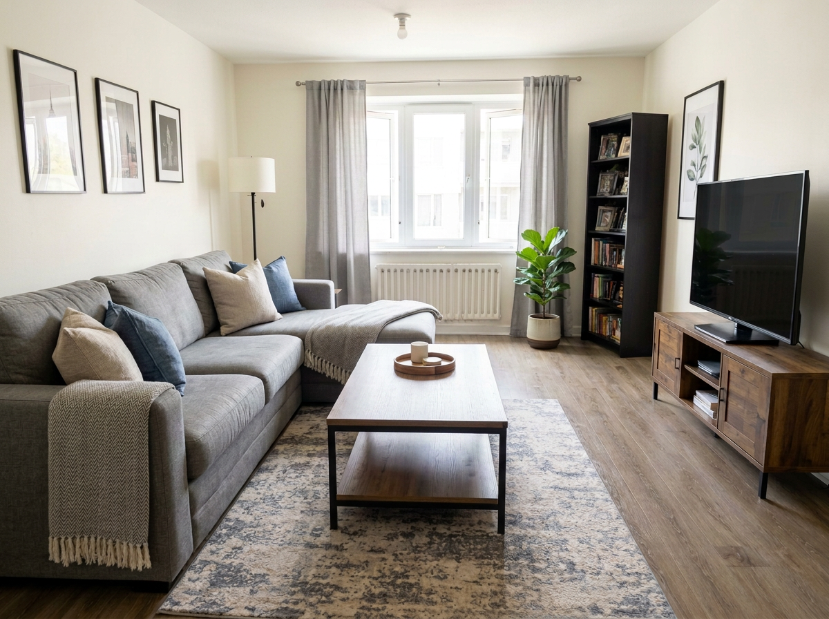 Apartament Luminos — După