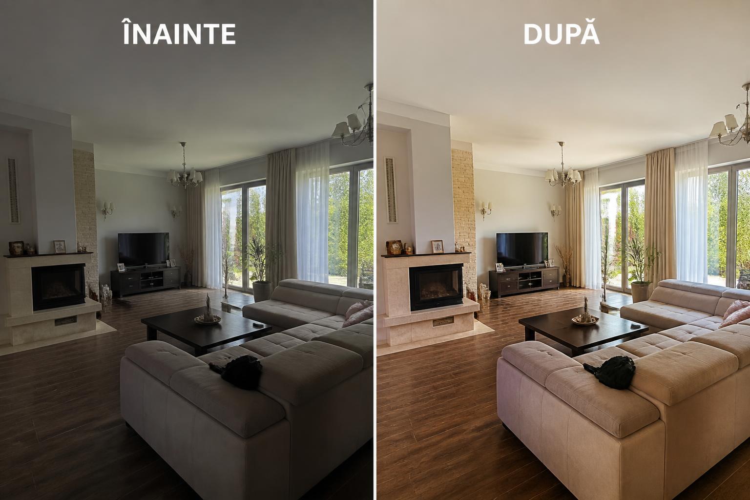 Înainte și după — Vile / guest house-uri
